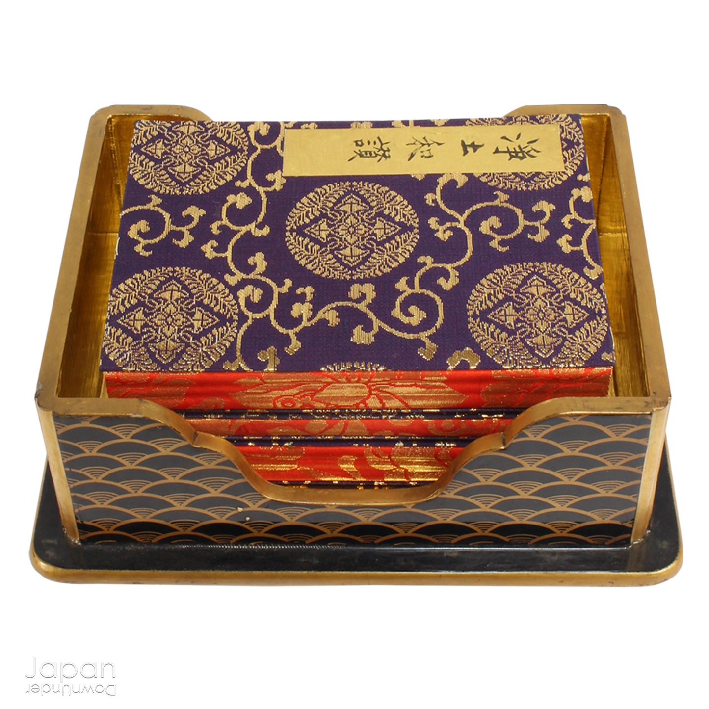 This exquisite antique Japanese sutra box showcases three handwritten volumes of the sacred teachings of Buddha. A blend of history and spirituality, this unique piece is perfect for collectors or anyone drawn to the wisdom of the East.