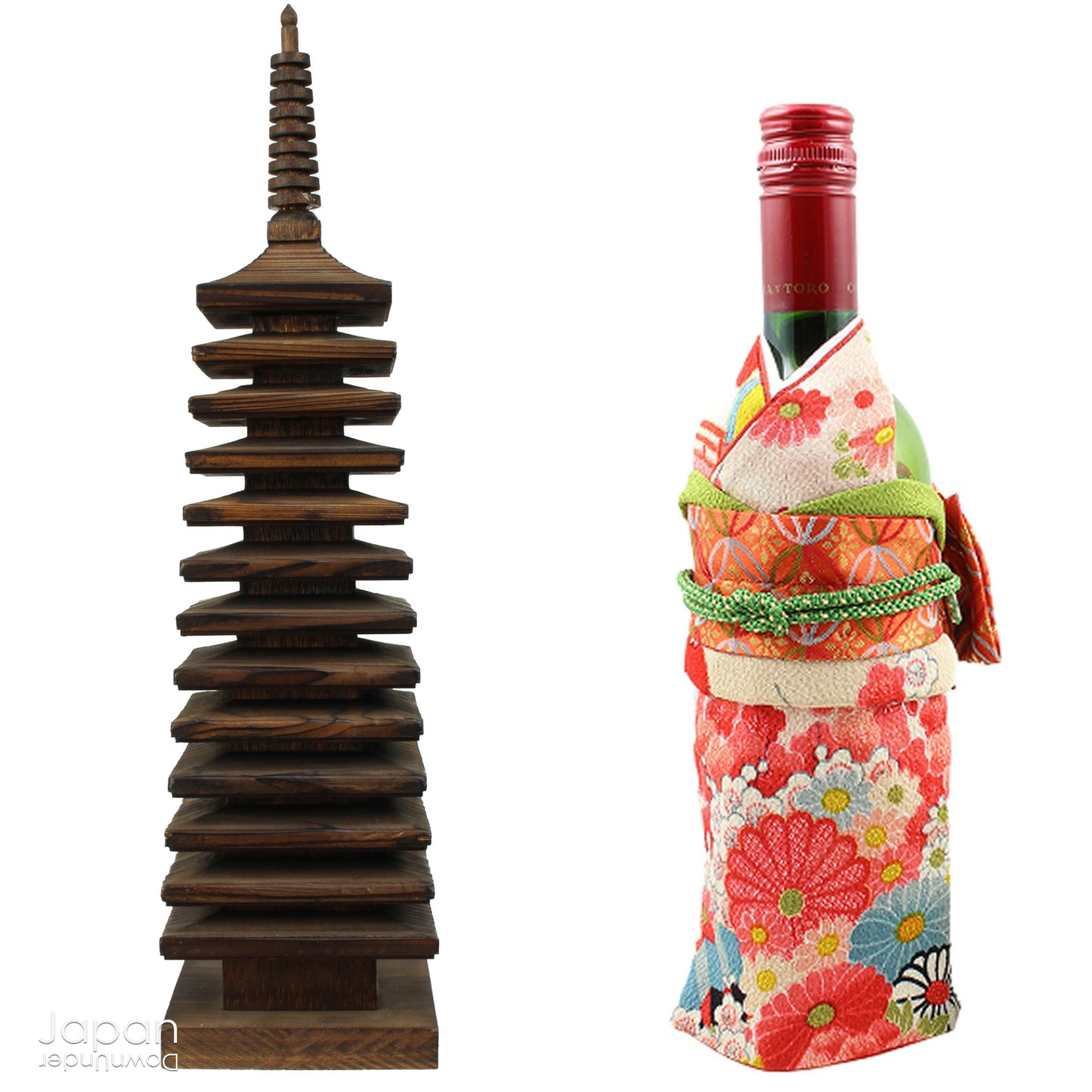 Elevate the energy of your space with this attractive wooden pagoda statue from the renowned Tanzan Shrine in Nara. &nbsp;Evoking serenity and peace, this timeless piece is more than just a decorative item—it's a symbol of good fortune, positive energy, and spiritual enlightenment. Perfect for bringing harmony into your home or office, it serves as a powerful and elegant reminder of life's blessings.